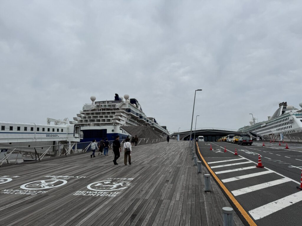 Osanbashi Cruise Ship Terminal Wood Deck